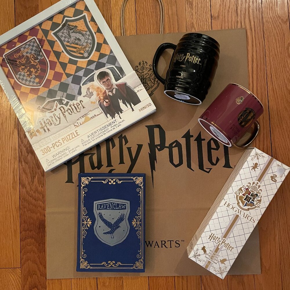 Harry Potter FAN Miniso Gift Set with sold out rare Ravenclaw Journal. Birthday!